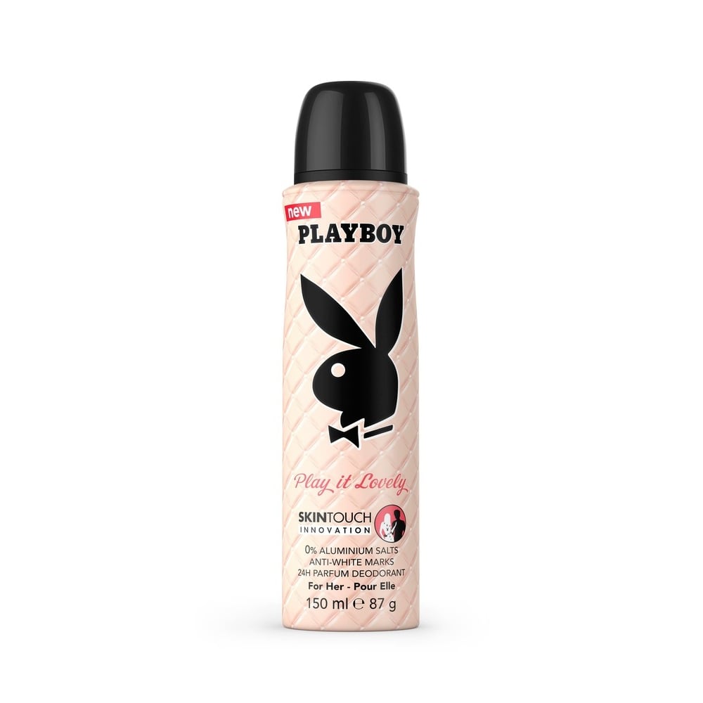 Playboy Play It Lovely Women Skin Touch Deodorant 150ml