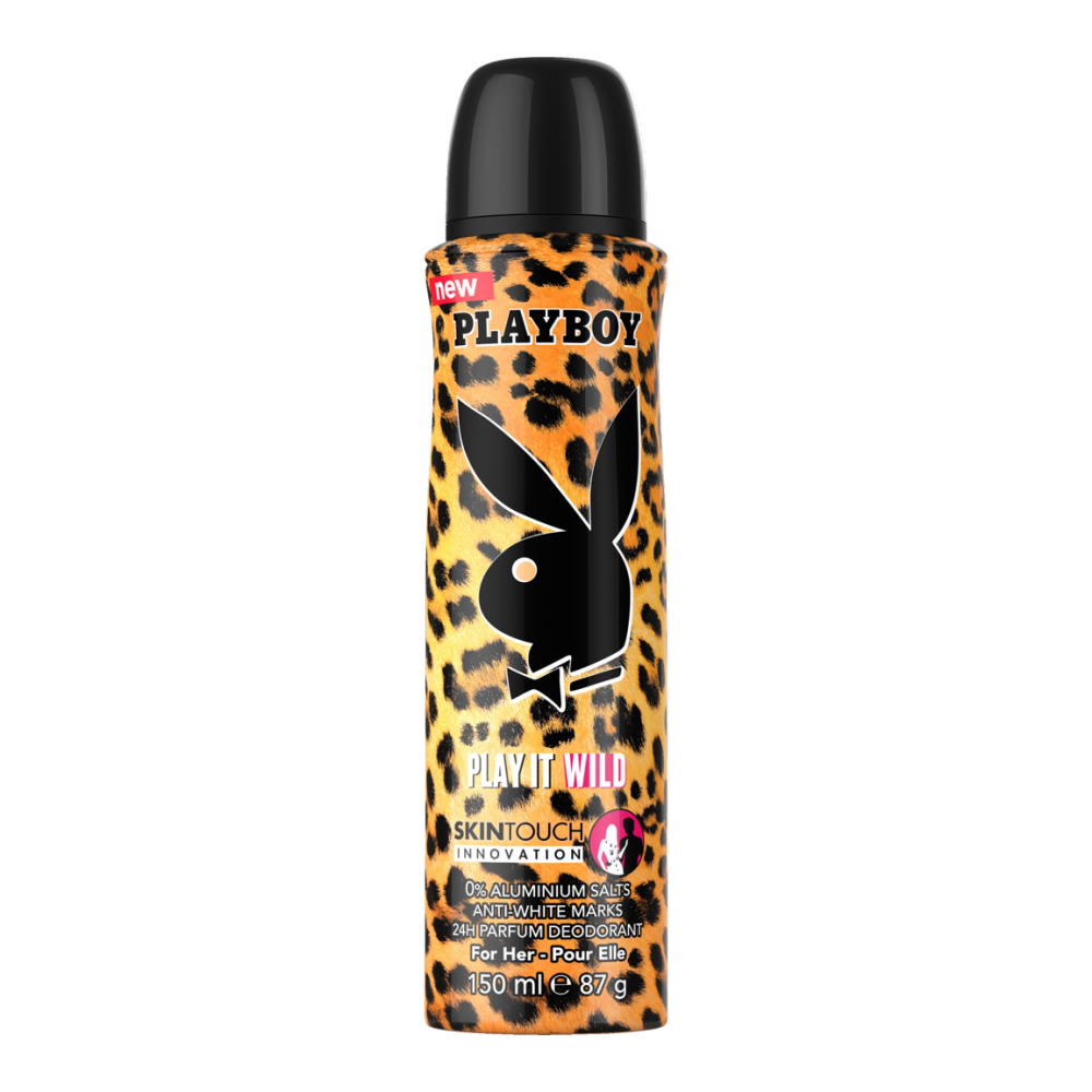 Playboy Play It Wild Women Skin Touch Deodorant 150 ml