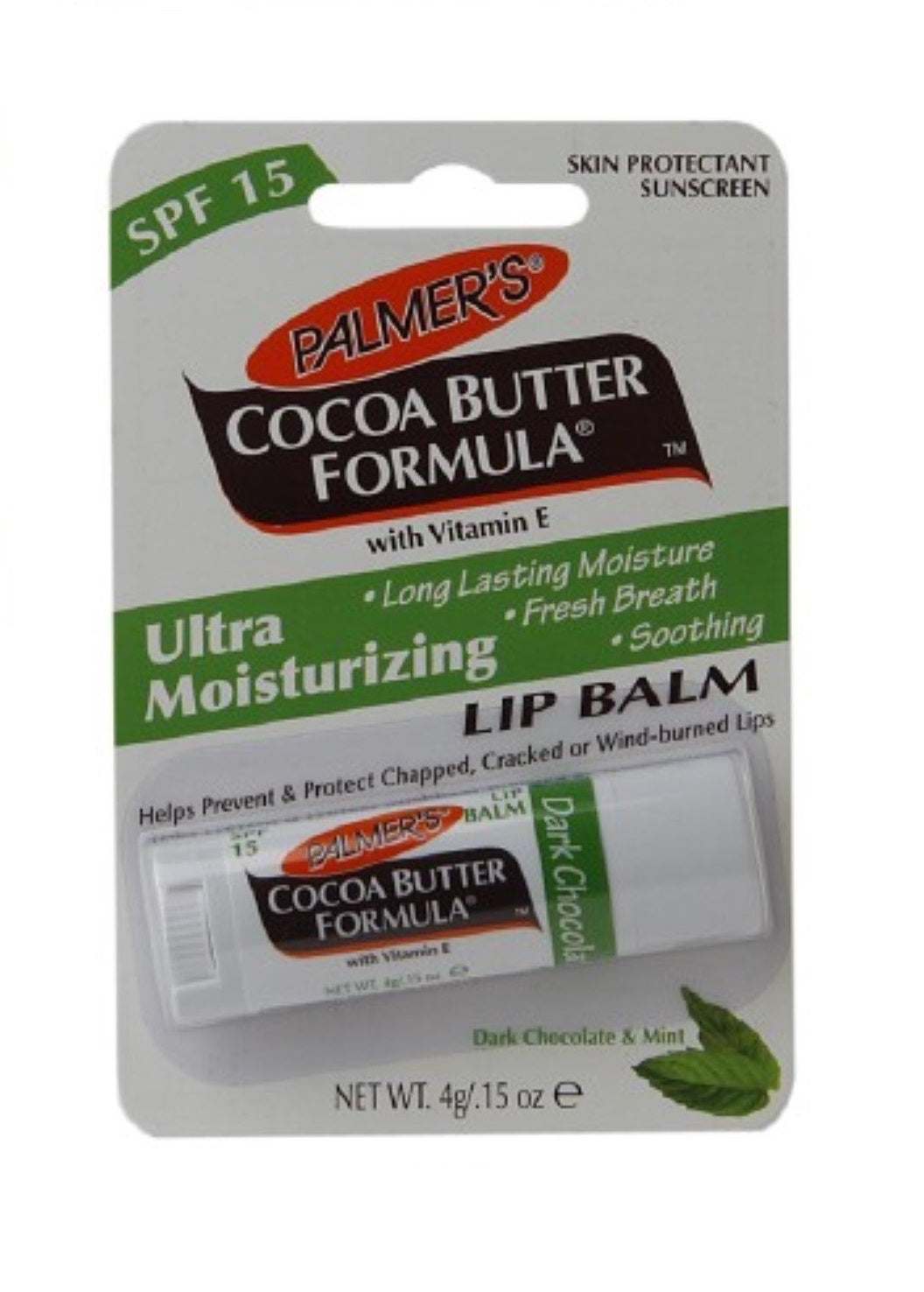 Palmer's Cocoa Butter Formula Dark Chocolate & Peppermint Ultra Moisturizing Lip Balm