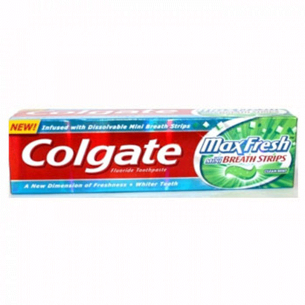 Colgate New MaxFresh with Mini Breath Strips Clean Mint 100ml