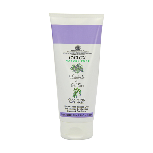 Cyclax Nature Pure Lavender And Tea Tree Clarifying Face Mask 175ml
