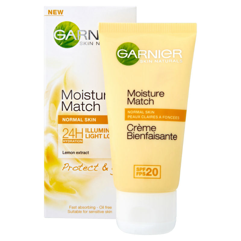 Garnier skin naturals Moisture Match Protect and Glow with SPF20 50 ml