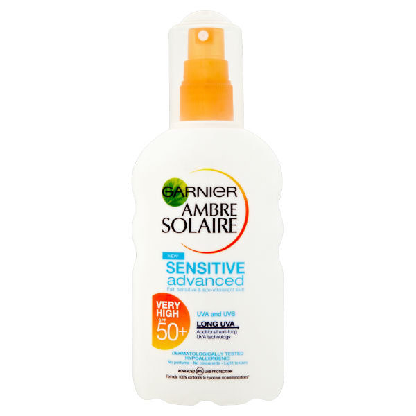 Garnier Ambre Solaire Sensitive Advanced protection Spray - SPF 50+ - on the go pack