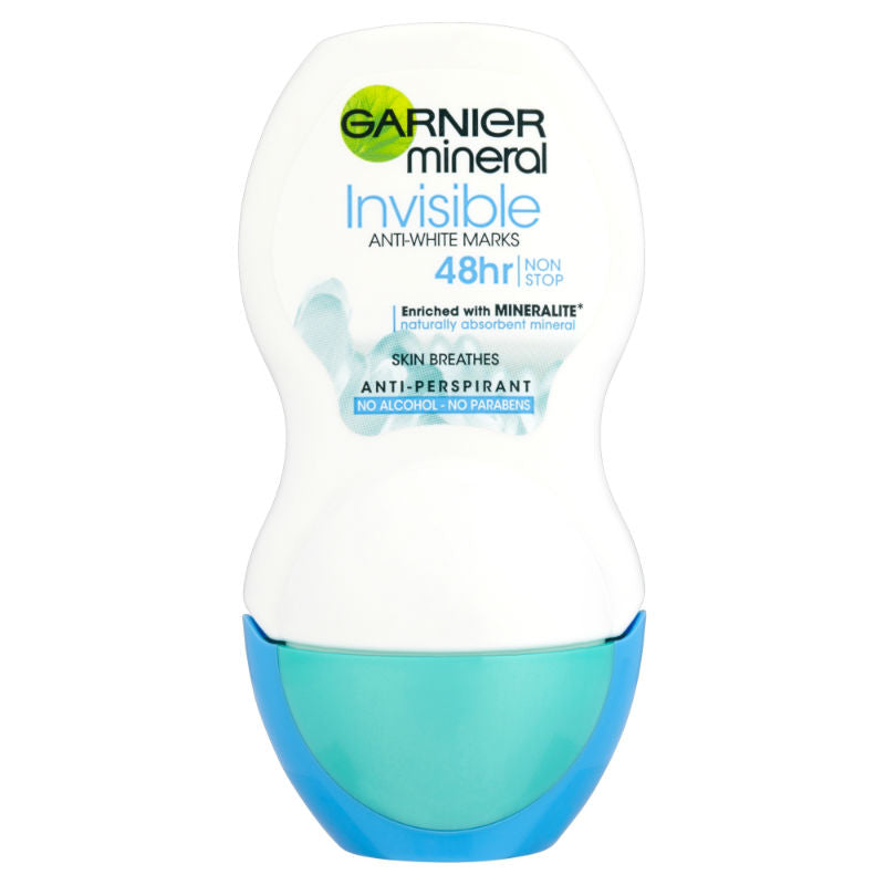Garnier Mineral 48hr Invisible Roll on Deodorant 50ml