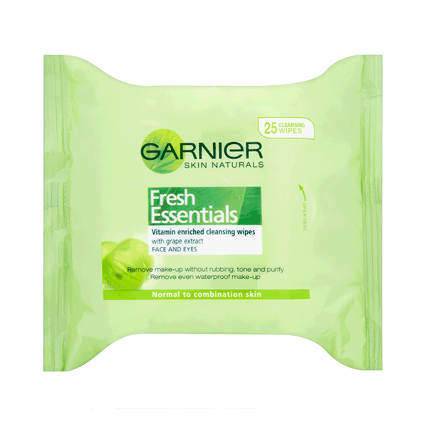 Garnier Skin Naturals Fresh Essentials Vitamin Enriched Cleansing Wipes