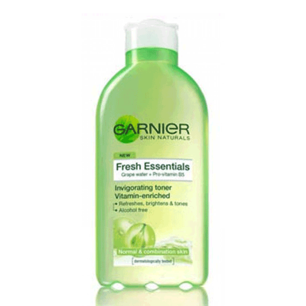 Garnier Skin Naturals New Fresh Essentials Grape Water And Pro Vitamin B5 Invigorating Toner For Normal And Combination Skin 200ml