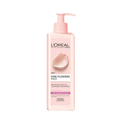 L'Oreal Paris Fine Flowers Cleansing Milk Dry Skin 400ml