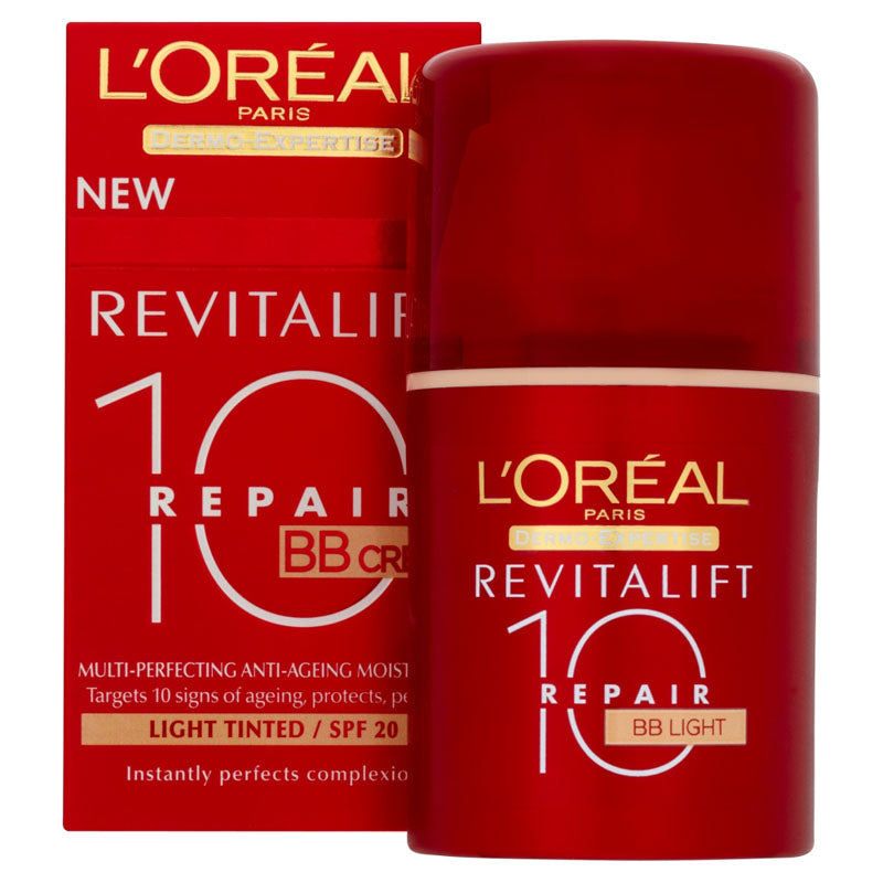 L'Oreal Paris Dermo-Expertise Revitalift Repair 10 BB Cream Light with SPF 20 50ml