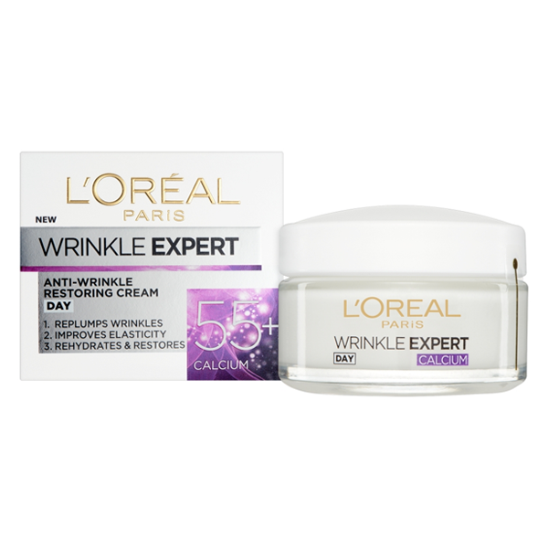 L'Oreal De Wrinkle Expert 55 + Calcium Day Pot 50ml