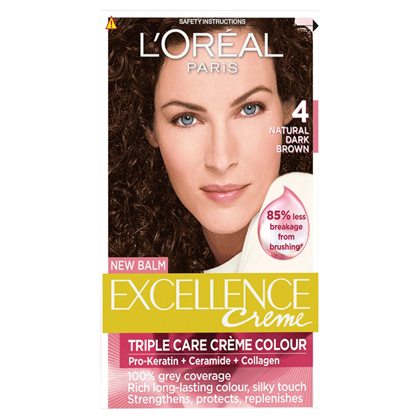 L'Oreal Excellence Creme Colour Natural Dark Brown 4