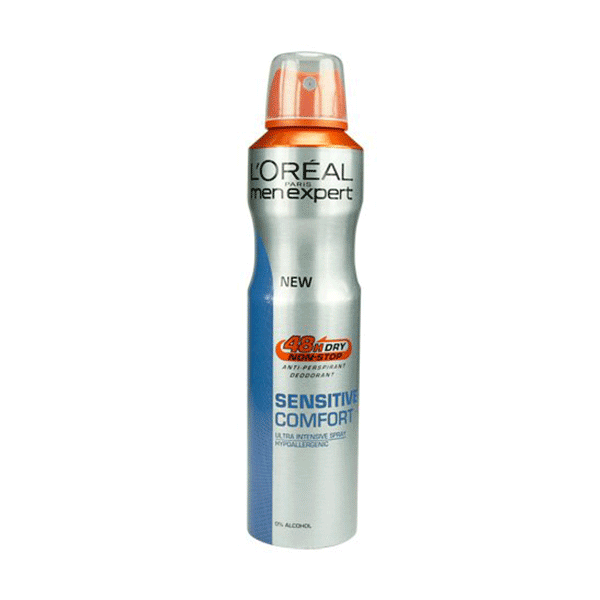 L'Oreal Men Expert Sensitive Comfort Anti-Perspirant Deodorant Spray 250ml