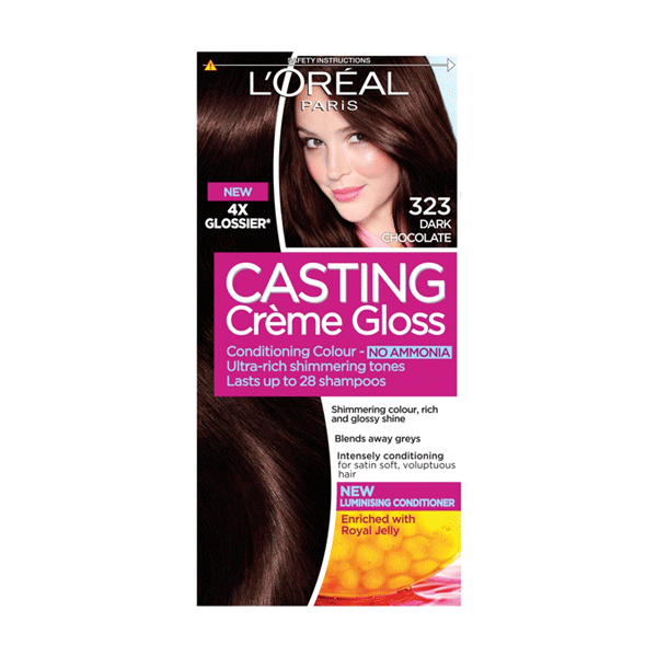 L'Oreal Paris Casting Creme Gloss Hair Colour Dark Chocolate 323