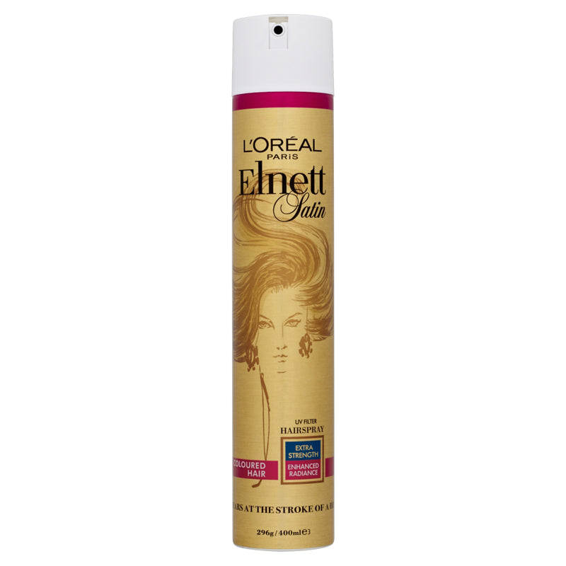 L'Oreal Paris Elnett Satin Hairspray Coloured Hair Extra Strength 400ml