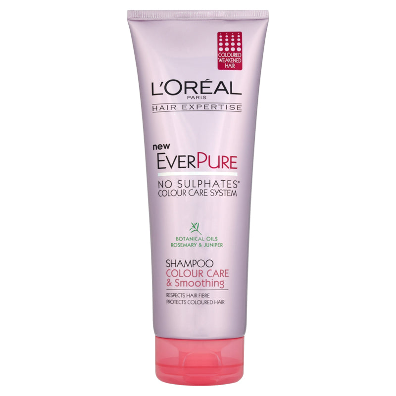 L'Oreal Paris Hair Expertise EverPure Colour Care & Smoothing Shampoo 250ml