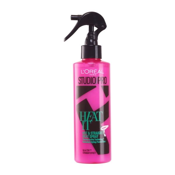 L'Oreal Paris Studio Pro Heat It Hot & Straight Heat Spray 200ml