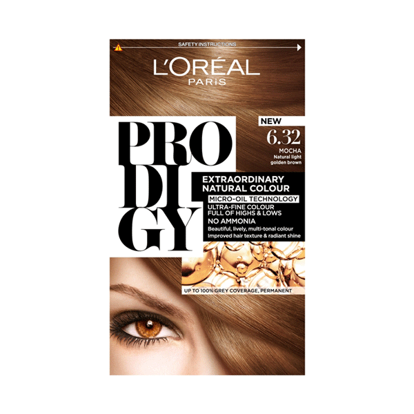 L'Oreal Prodigy Permanent Hair Colour 6.32 Mocha