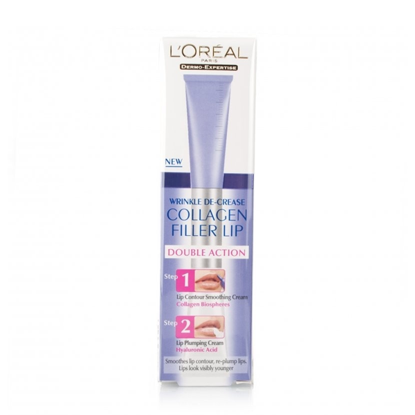 L'Oreal Wrinkle De-Crease Collagen Filler Lip - Double Action