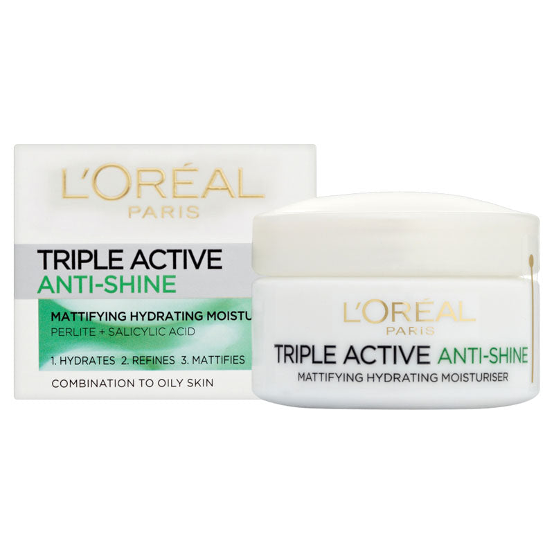 L'Oreal Paris Dermo Expertise Triple Active Anti-Shine Cream 50ml