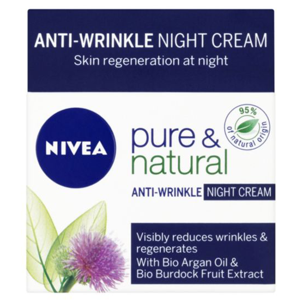 Nivea Visage Pure & Natural Anti Wrinkle Night Cream