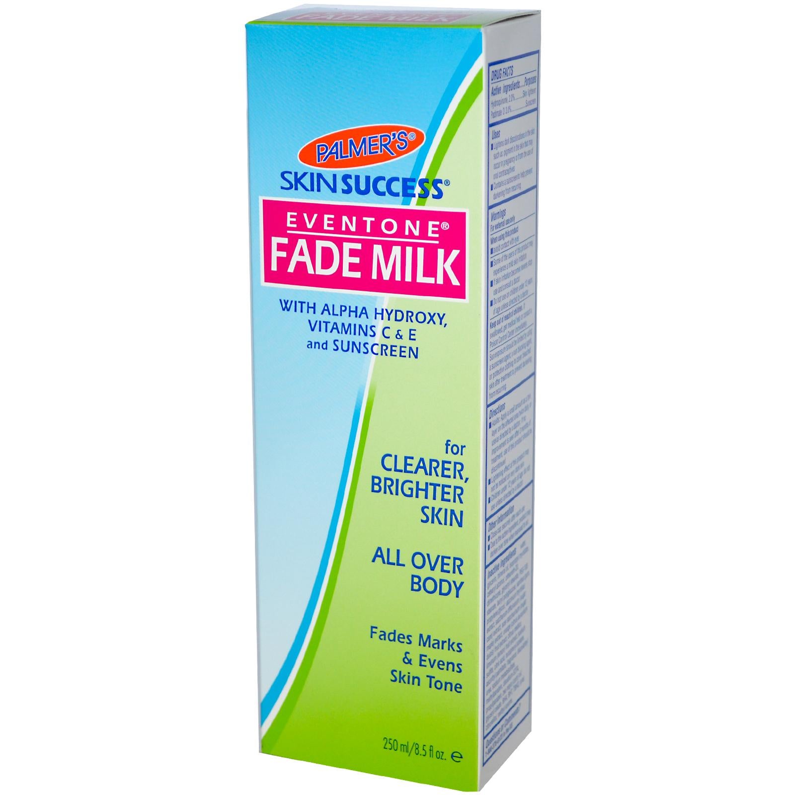 Palmer's Skin Success Fade Milk with Alpha Hydroxy Vitamins C & E Sunscreen 250ml