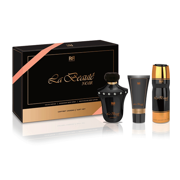 R&R Perfumes La Beaute Noir 100ml EDP Gift Set