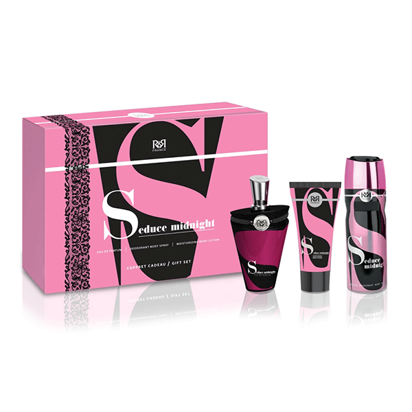 R&R Perfumes Seduce Midnight 100ml EDP Gift Set