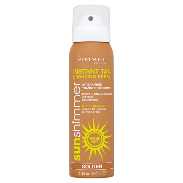 Rimmel London Instant Tan Bronzing Spray Sunshimmer Golden 100ml