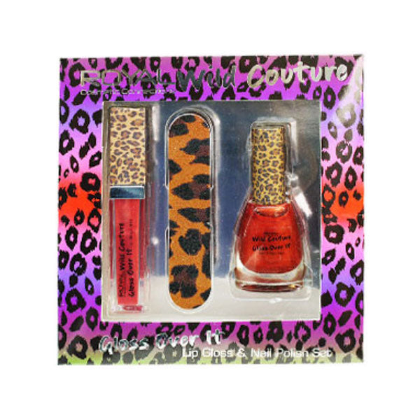 Royal Wild Couture Gloss Over It Lip Gloss & Nail Polish Set - Brown