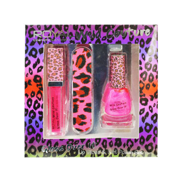 Royal Wild Couture Gloss Over It Lip Gloss & Nail Polish Set - Pink