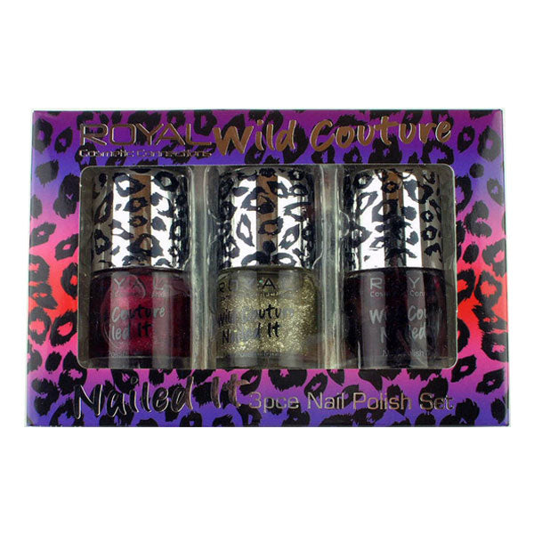 Royal Wild Couture Nailed It 3Pce Nail Polish Set B