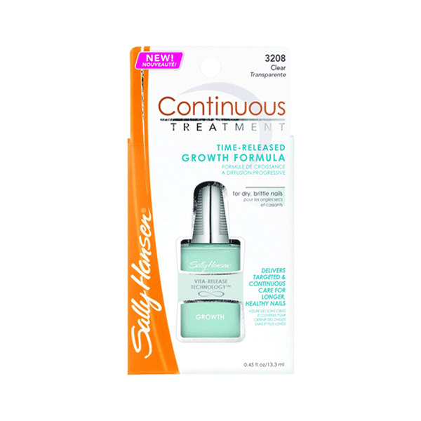 Sally Hansen Continuous Treatment Time Released Growth Formula 3208 Clear Transparent