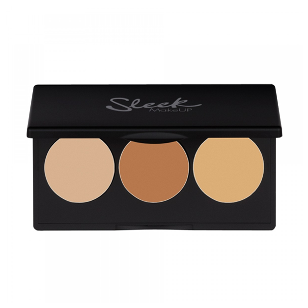 Sleek Corrector And Concealer Palette With SPF 15 Setting Powder
