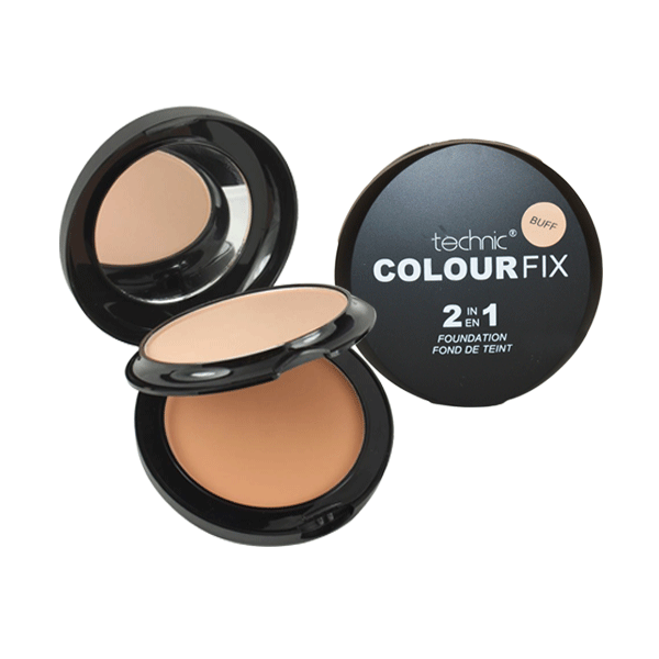 Technic Colour Fix 2 In 1 Cream Foundation And Pressed Compact Powder