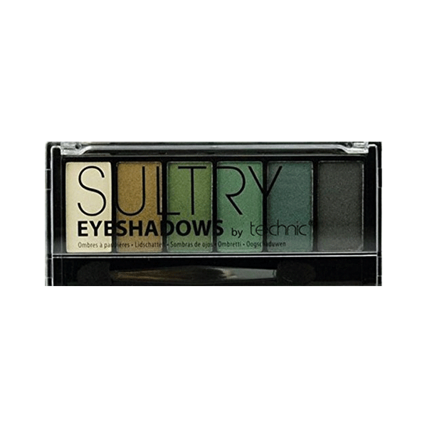 Technic Sultry 6 Shades Eyeshadow Palette - Moss