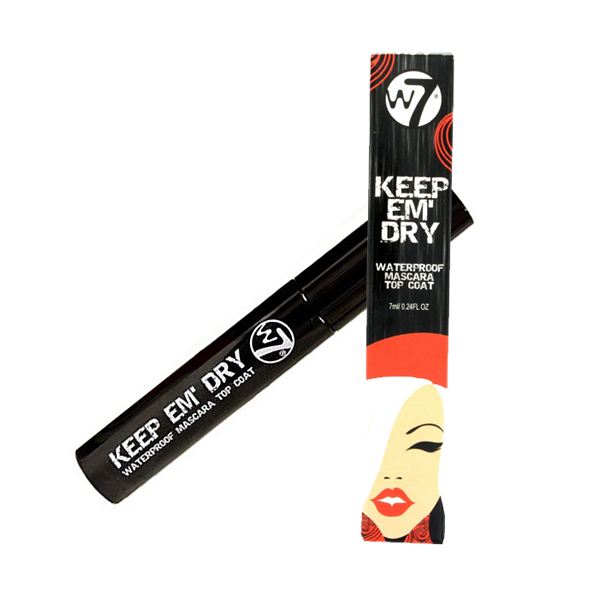 W7 Keep Em' Dry Waterproof Top Coat Mascara 7ml
