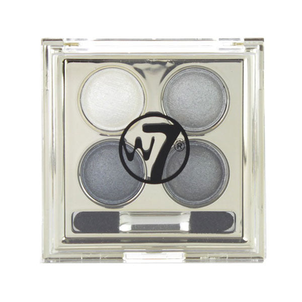 W7 Silky Smooth Quad Eye Shadow Shades of Grey